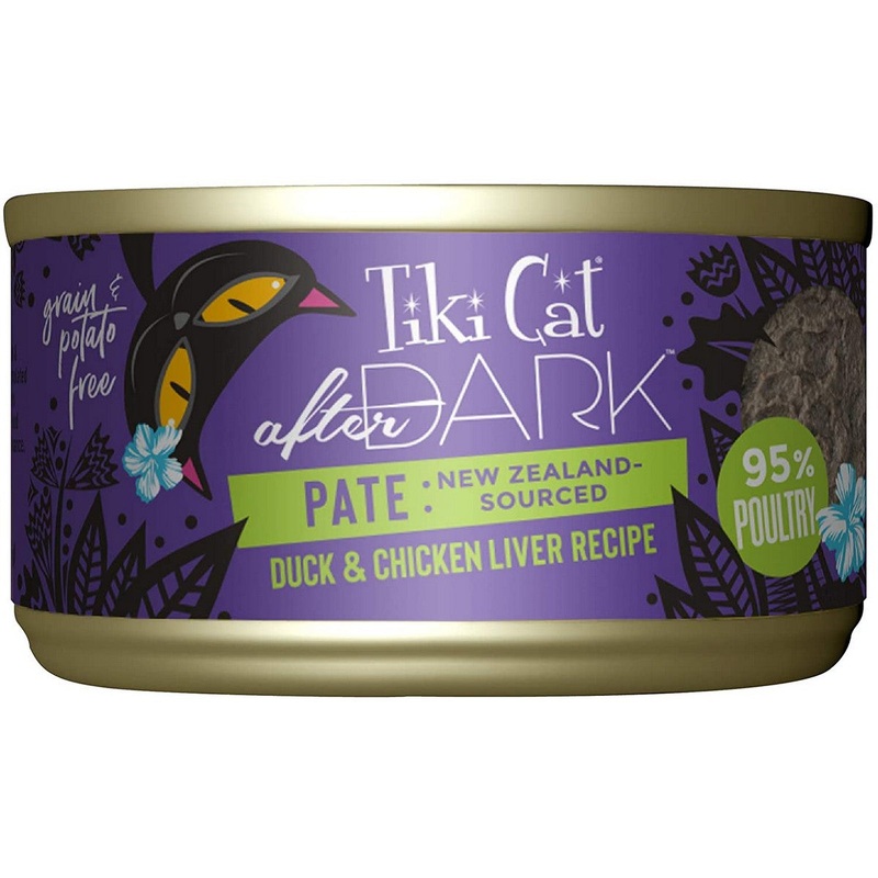 Tiki Cat After Dark Wet Cat Food - Duck & Chicken Liver - 3oz