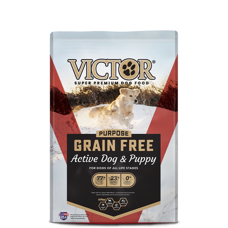 Victor Grain Free Active Dog & Puppy Dry Dog Food - Multi-Protein - 30lb Bag