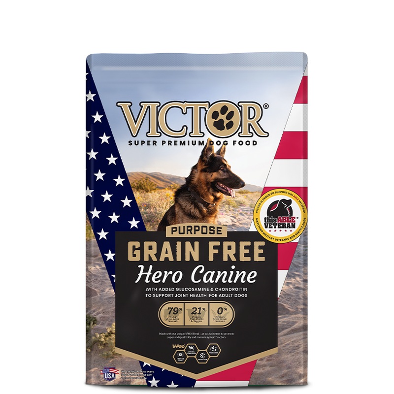 Victor Purpose Grain Free Hero Canine Dry Dog Food - Multi-Protein - 30lb Bag