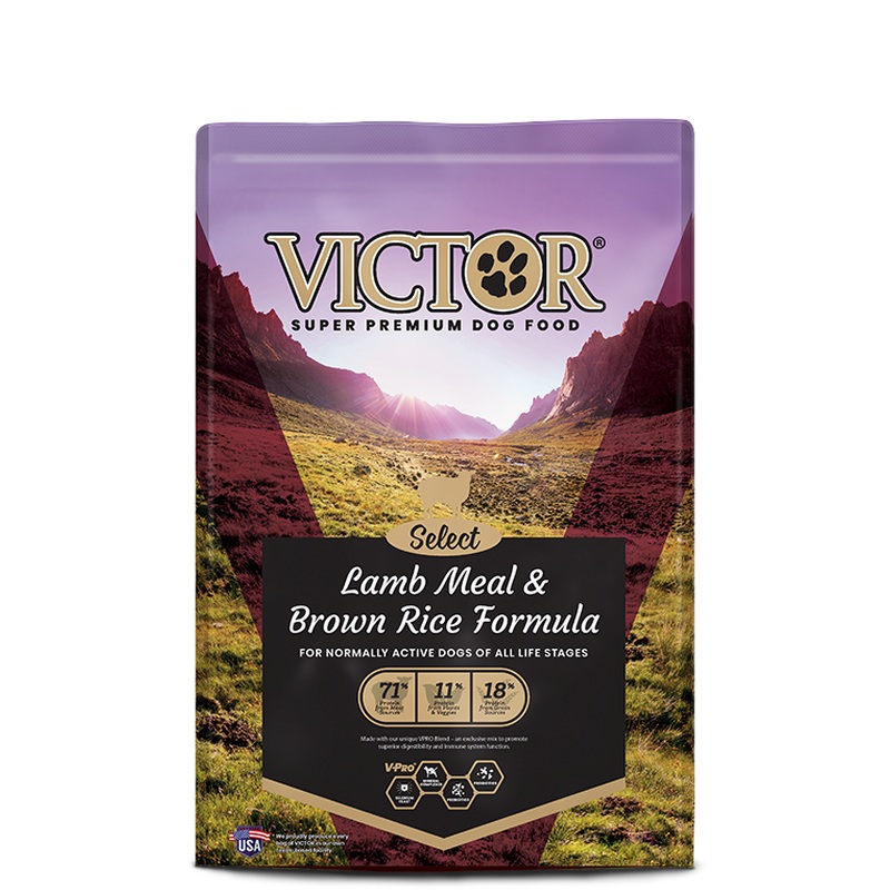 Victor Select Dry Dog Food - Lamb Meal & Brown Rice - 40lb Bag