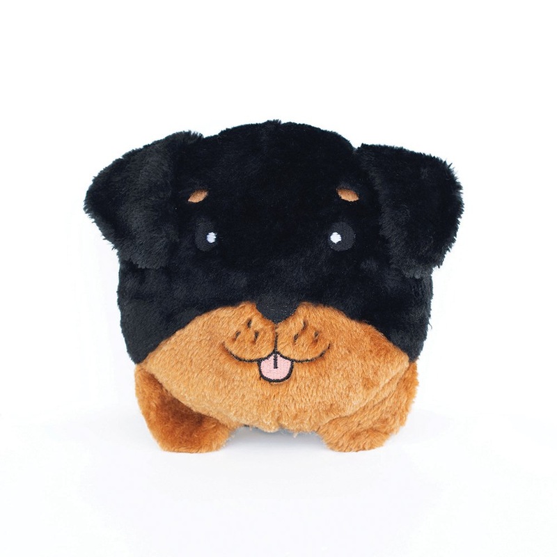 ZippyPaws SQUEAKIE BUNS ROTTWEILER 17.5x20x10cm