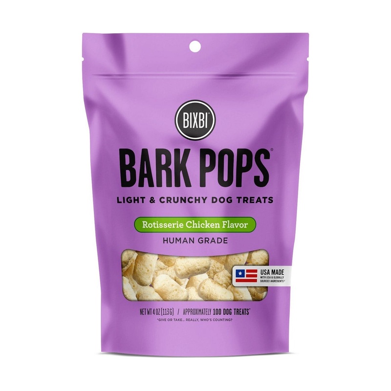 Bixbi Bark Pop Dog Treats - Rotisserie Chicken - 4oz Pouch