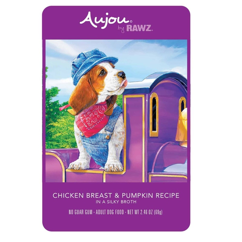Rawz Aujou Chicken Breast & Pumpkin Dog Food Recipe 2.46oz