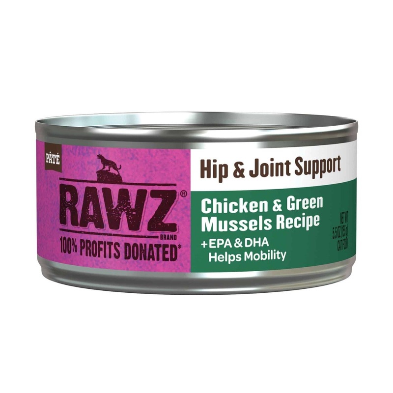 Rawz Hip & Joint Support Chicken & Green Mussels Cat Food 5.5oz