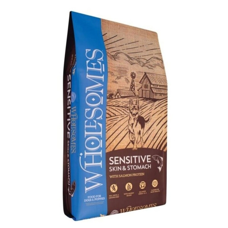 Wholesomes Sensitive Skin & Stomach with Salmon Protein Dry Dog Food 30lb