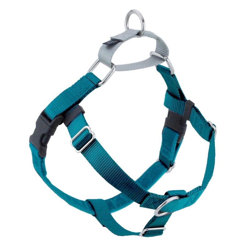 2 Hounds Design Freedom No-Pull Dog Harness - Large 1" x 28-32" - Teal