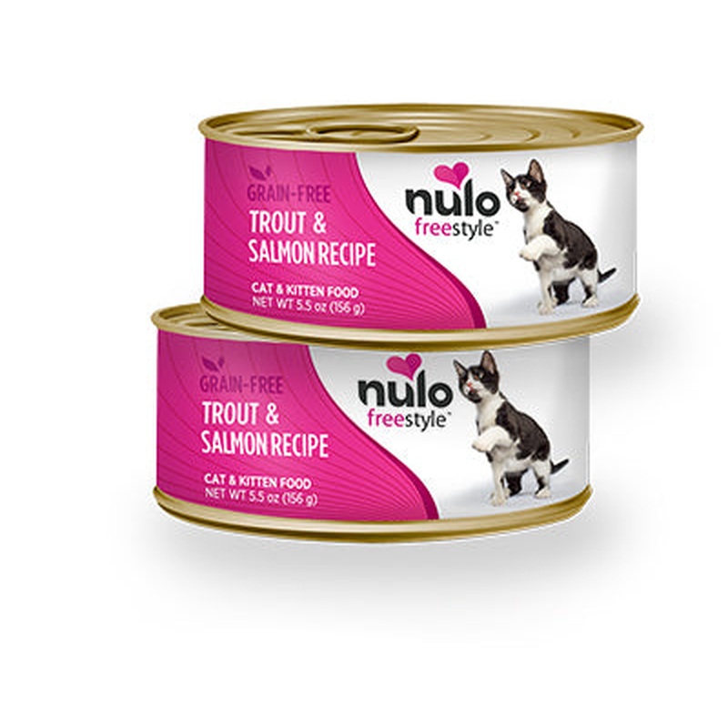 Nulo FreeStyle Pate Wet Cat Food - Trout & Salmon - 5.5oz Can