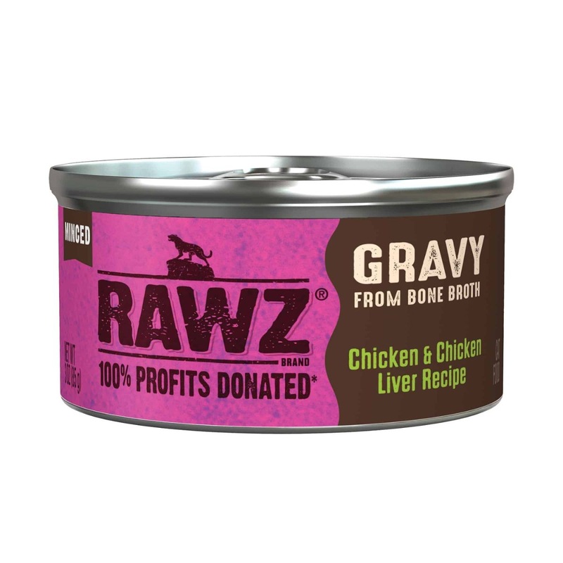 Rawz Gravy Chicken & Chicken Liver Cat Food 3oz