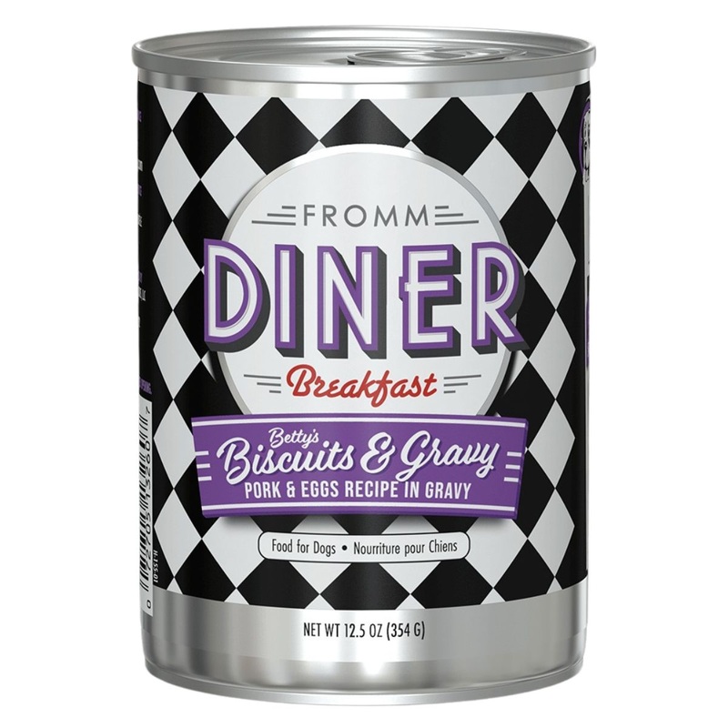 Fromm Diner Breakfast Wet Dog Food - Bettys Biscuits & Gravy - 12.5oz Can