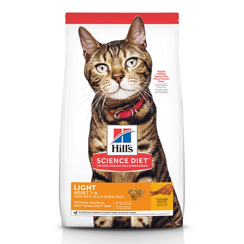 Hills Science Diet Cat Adult Light Dry Cat Food