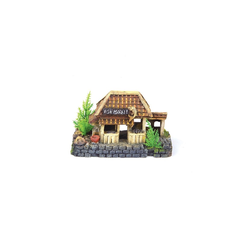 Kazoo Fish Market Hut With Plants