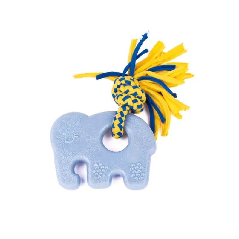 Zippy Paws Zippy Tuff Teetherz for Puppies - Elliot the Elephant