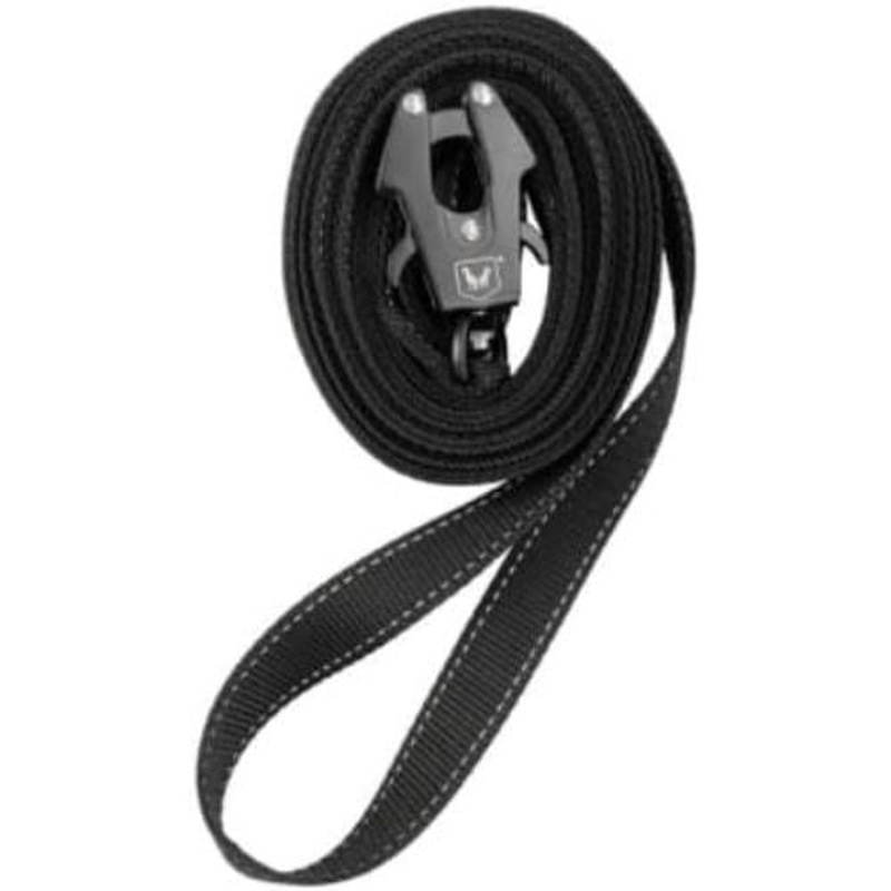 Boss Dog Leash TPU Poly Webbing 20 Foot Black