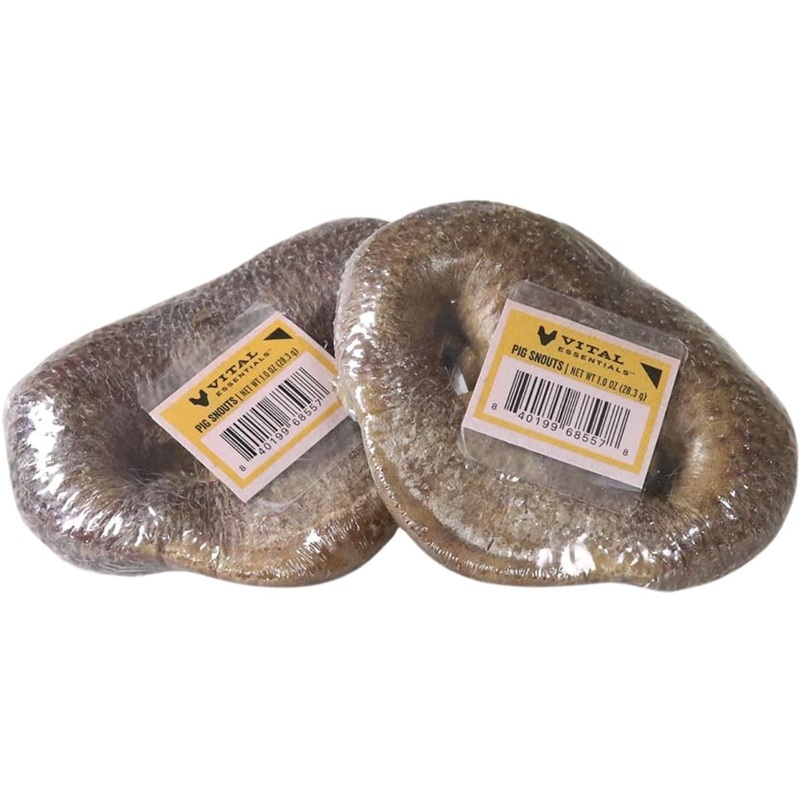 Vital Essentials Freeze Dried Pig Snout Each Dog Treats