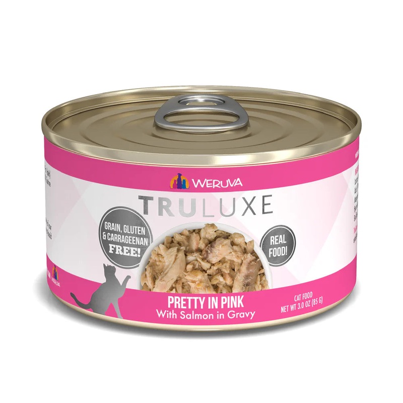 Weruva TruLuxe Pretty In Pink Wet Cat Food - Salmon In Gravy - 6oz Can