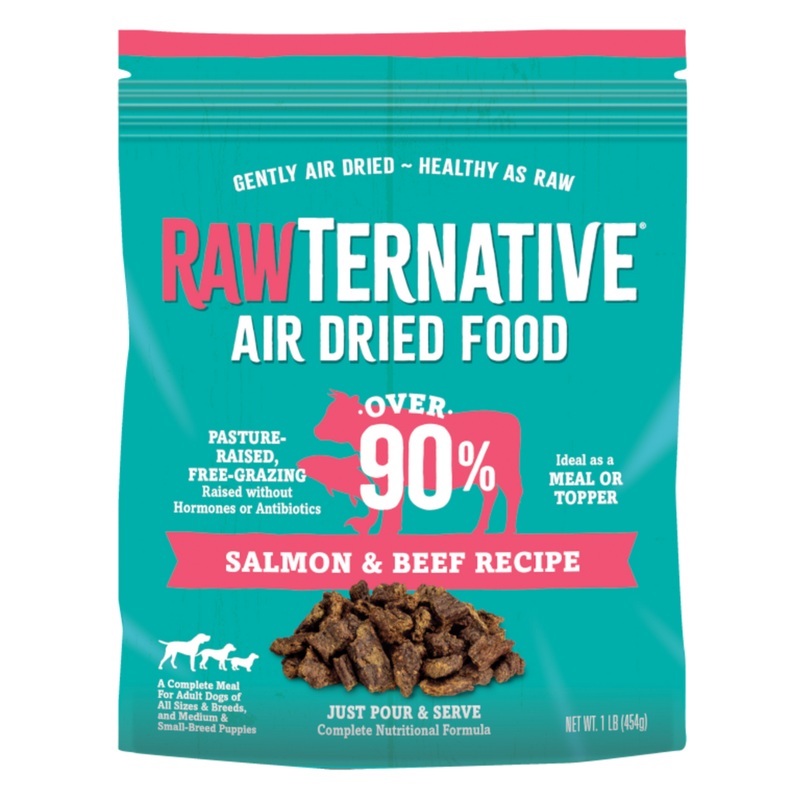 GMC Rawternative Air Dried Salmon & Beef Dry Dog Treats 3lb