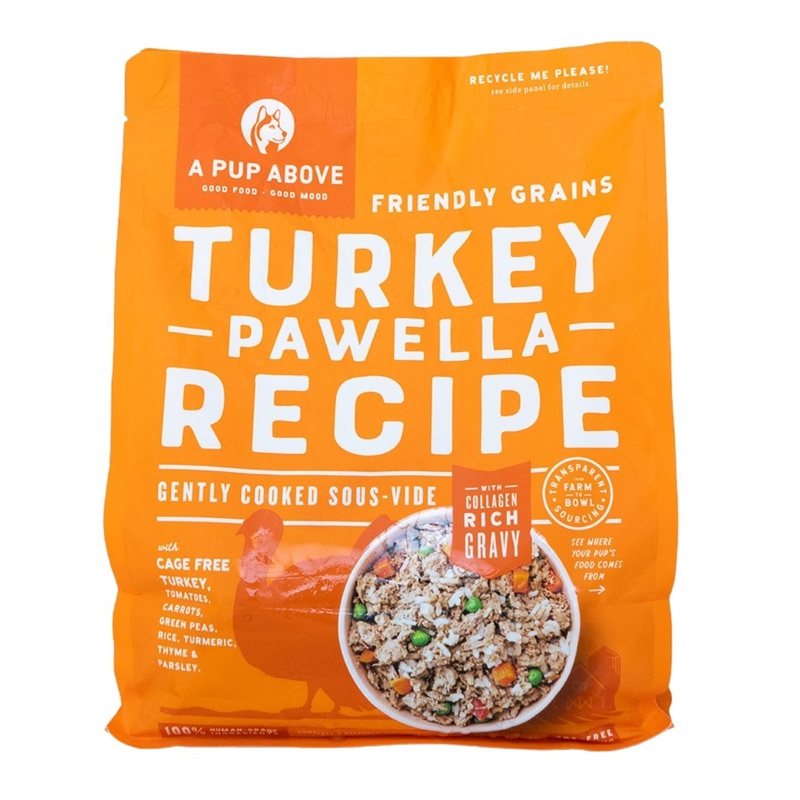 A Pup Above Gently Cooked Dog Food With Friendly Grains - Turkey Pawella - 3lb Bag