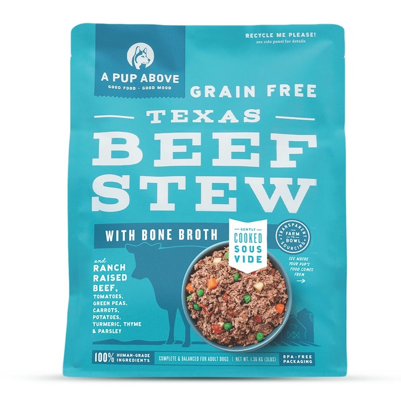 A Pup Above Gently Cooked Grain-Free Dog Food - Texas Beef Stew - 7lb Bag