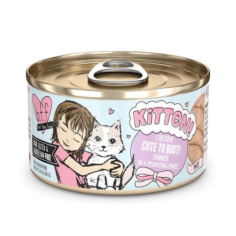BFF Kitten Wet Cat Food - Chicken Cute To Boot - 2.8oz Can