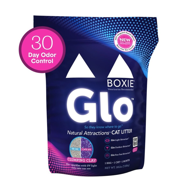 Boxiecat Glo UV Stress-Relief Clumping Clay Cat Litter 16lb