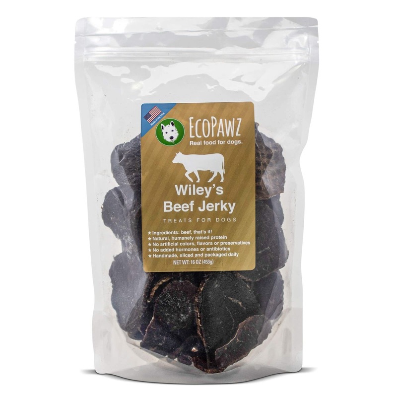 Ecopawz Wileys Beef Jerky Dog Treats 16oz