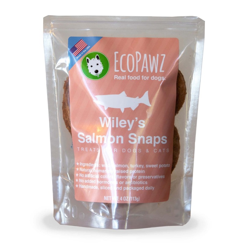 Ecopawz Wileys Salmon Snaps Cat & Dog Treats 4oz