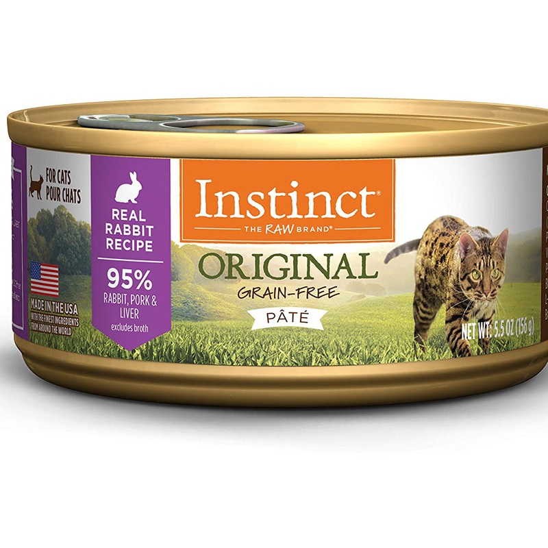 Instinct Original Grain Free Wet Cat Food - Real Rabbit - 5.5oz Can