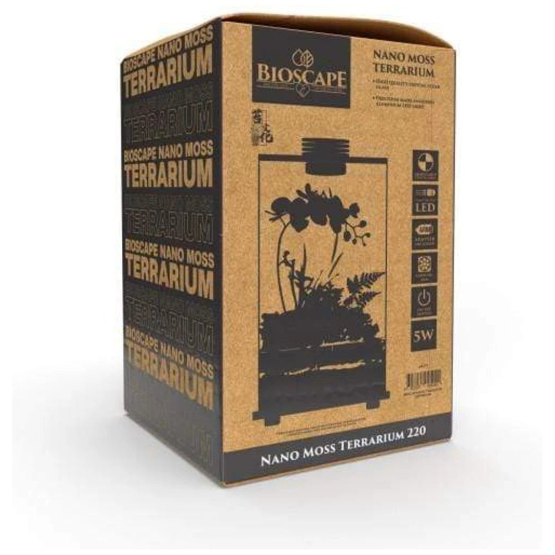 Bioscape Moss Terrarium 220 Square Light Unit