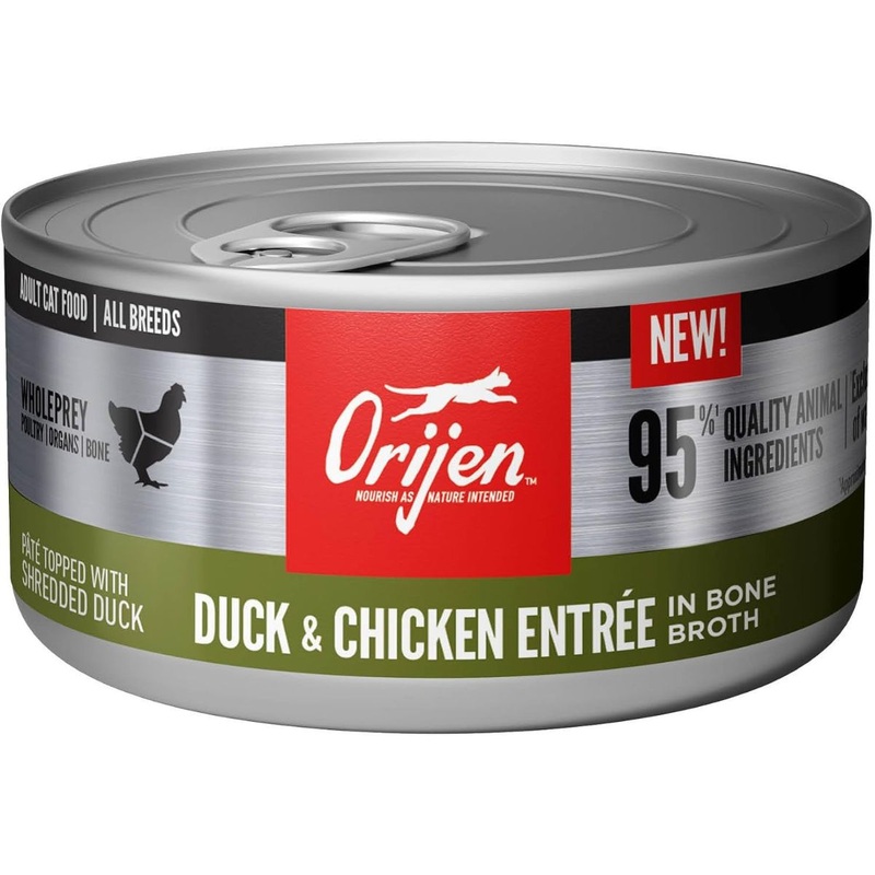 Orijen Duck & Chicken in Bone Broth Wet Cat Food 5.5oz