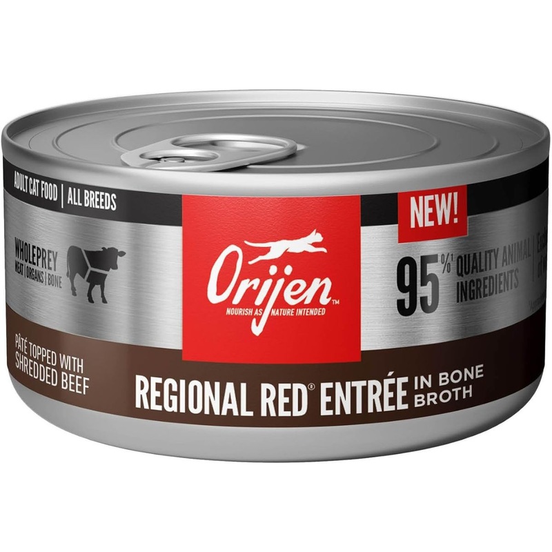 Orijen Regional Red in Bone Broth Wet Cat Food 5.5oz