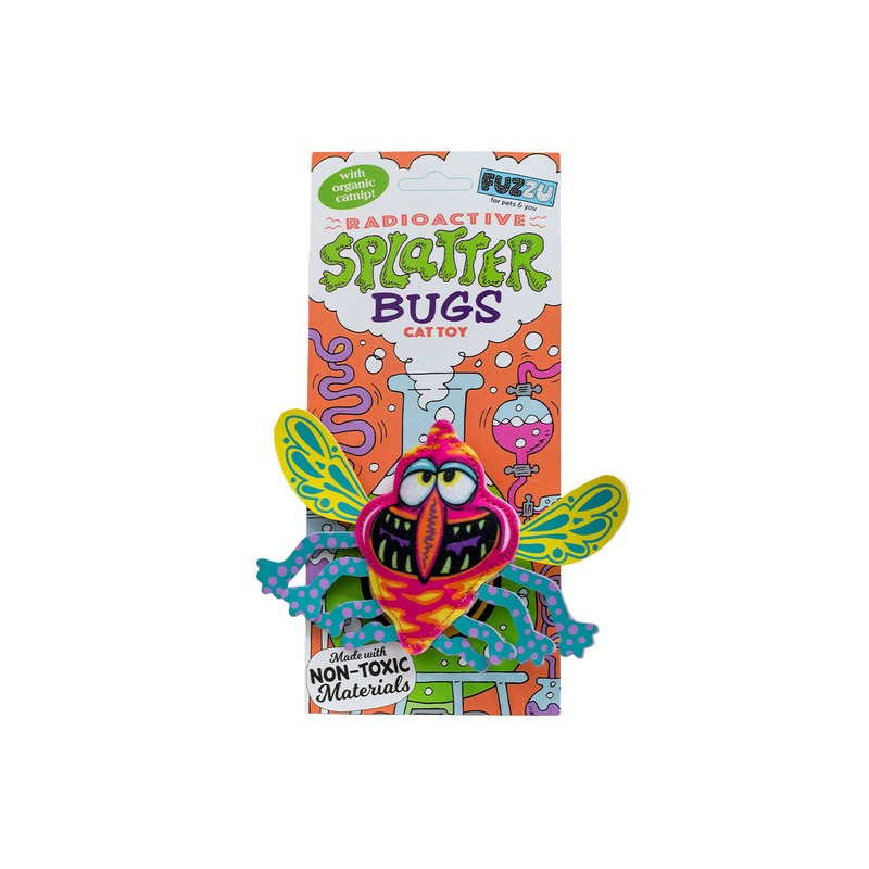 Fuzzu Splatterbug Cat Toy Zinger