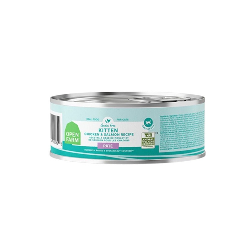 Open Farm Kitten Wet Cat Food - Chicken & Salmon Pate - 2.8oz Can