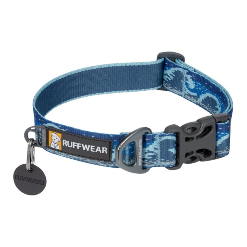 RuffWear Crag Reflective Dog Collar 20-26" Midnight Wave