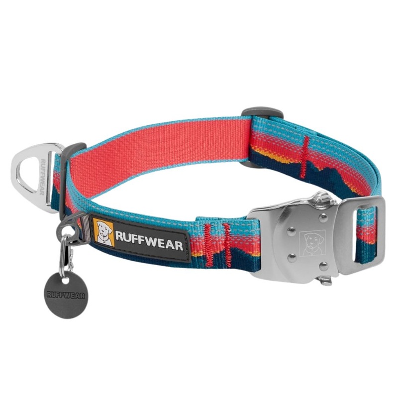 RuffWear Top Rope Dog Collar 11-14" Sunset
