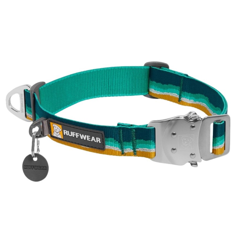 RuffWear Top Rope Dog Collar 20-26" Seafoam
