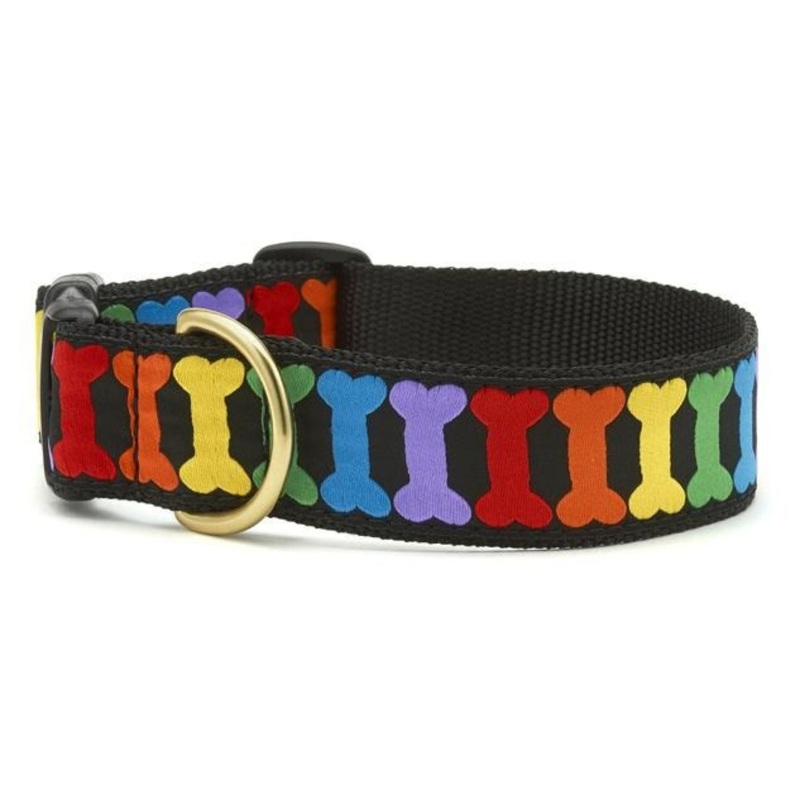Up Country Rainbones Extra Wide Dog Collar 1.5"