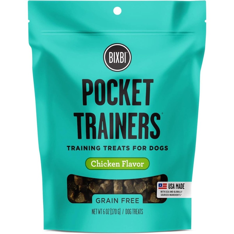 Bixbi Pocket Trainers Dog Treats - Chicken - 6oz Pouch