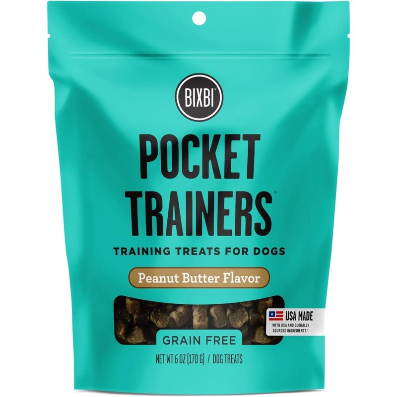 Bixbi Pocket Trainers Dog Treats - Peanut Butter - 6oz Pouch