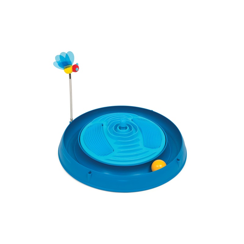 Catit Play 3 in 1 Circuit Ball Toy With Catnip Massager
