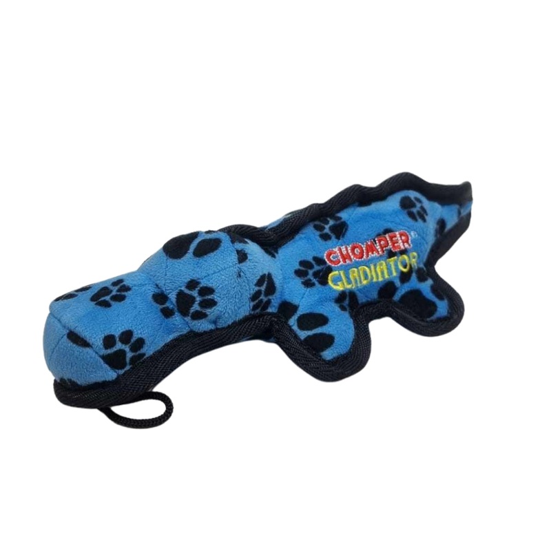 Chomper Gladiator Tuff Crocodile Dog Toy - Assorted Colour