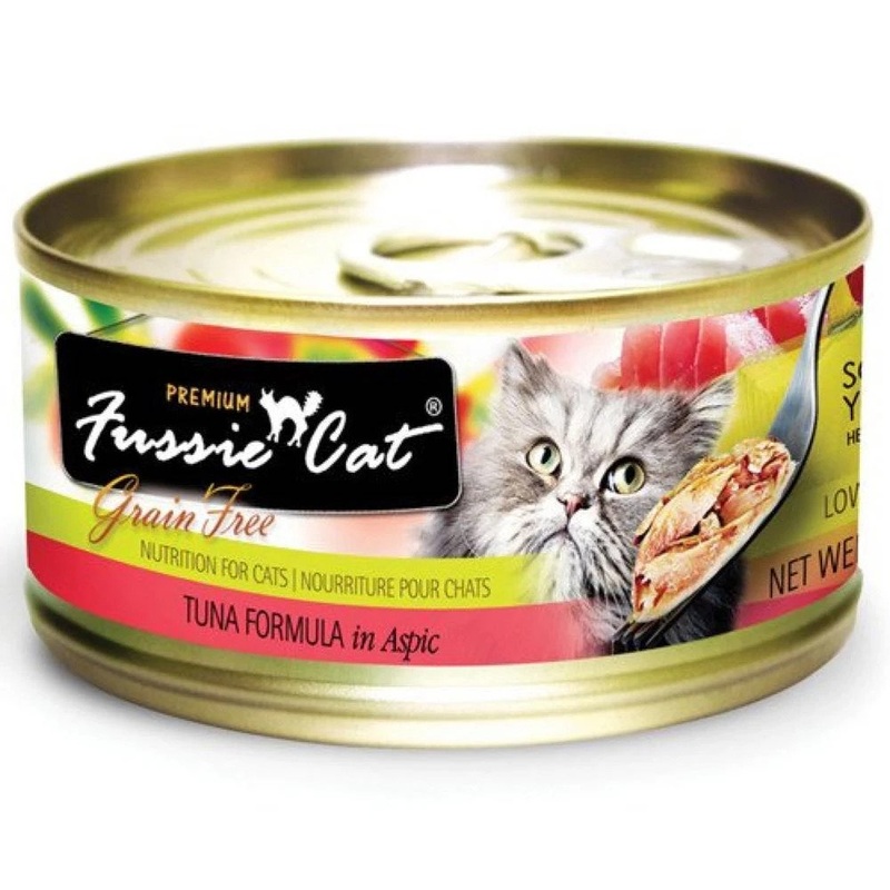 Fussie Cat Premium Wet Cat Food - Premium Tuna In Aspic - 2.82oz Can