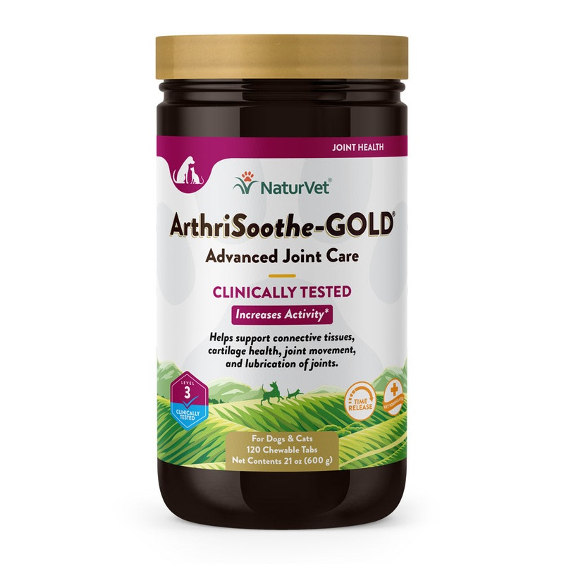 Naturvet Aethrisoothe-Gold Advanced Joint Care Chewable Tablets 120ct