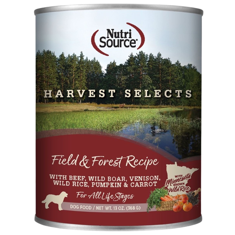 NutriSource Harvest Selects Field & Forest Wet Dog Food 13oz