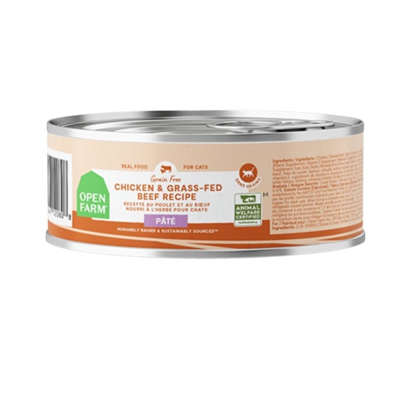 Open Farm Grain-Free Wet Cat Food - Chicken & Beef - 5.3oz Can