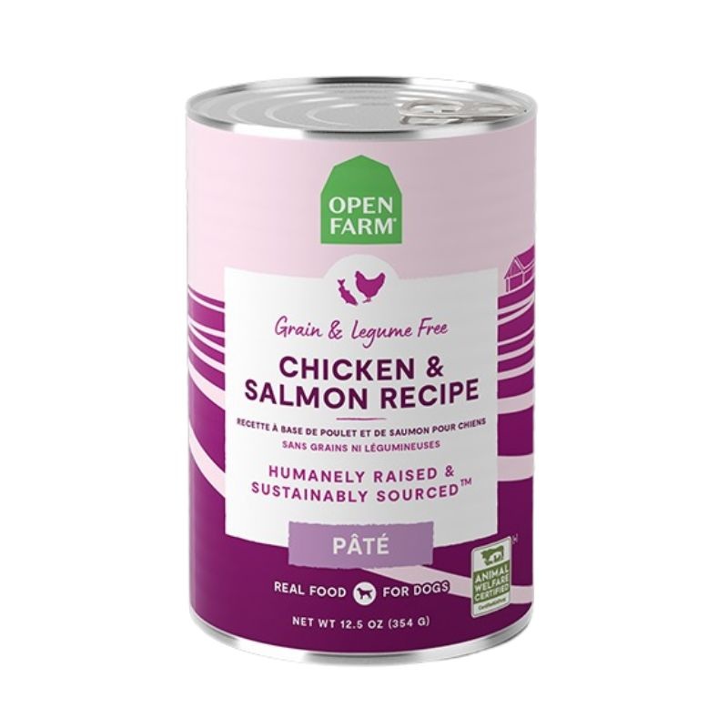 Open Farm Grain-Free Wet Dog Food - Chicken & Salmon Pate - 12.5oz Can