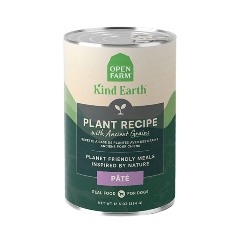 Open Farm Kindearth Wet Dog Food - Plant Pate with Ancient Grains - 12.5oz Can