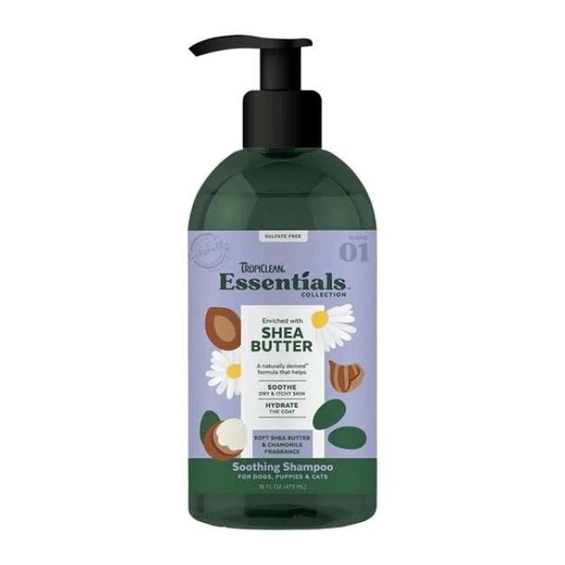 TropiClean Essentials Shea Butter Shampoo 473mL