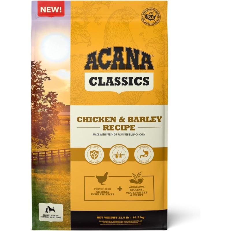 Acana Classics Dry Dog Food - Chicken & Barley - 22.5lb Bag