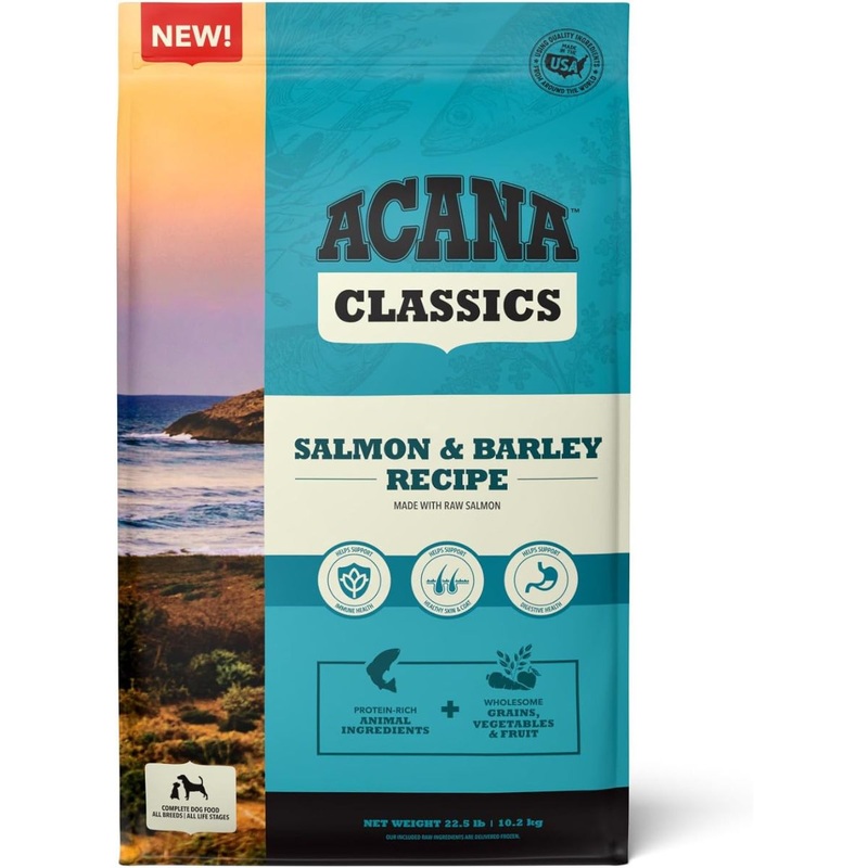 Acana Classics Dry Dog Food - Salmon & Barley - 22.5lb Bag