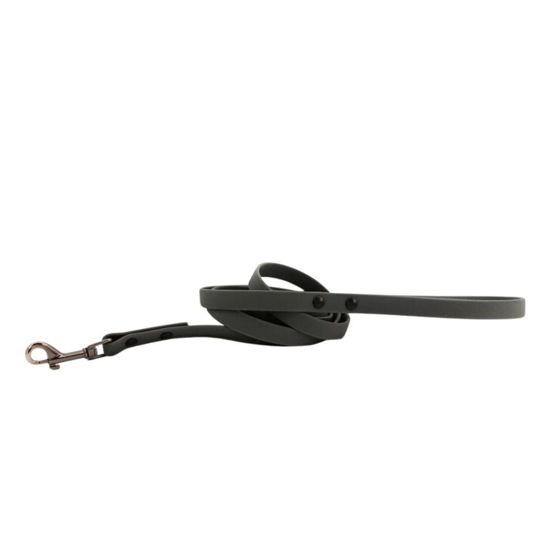 Euro-Dog Waterproof Dog Leash Charcoal